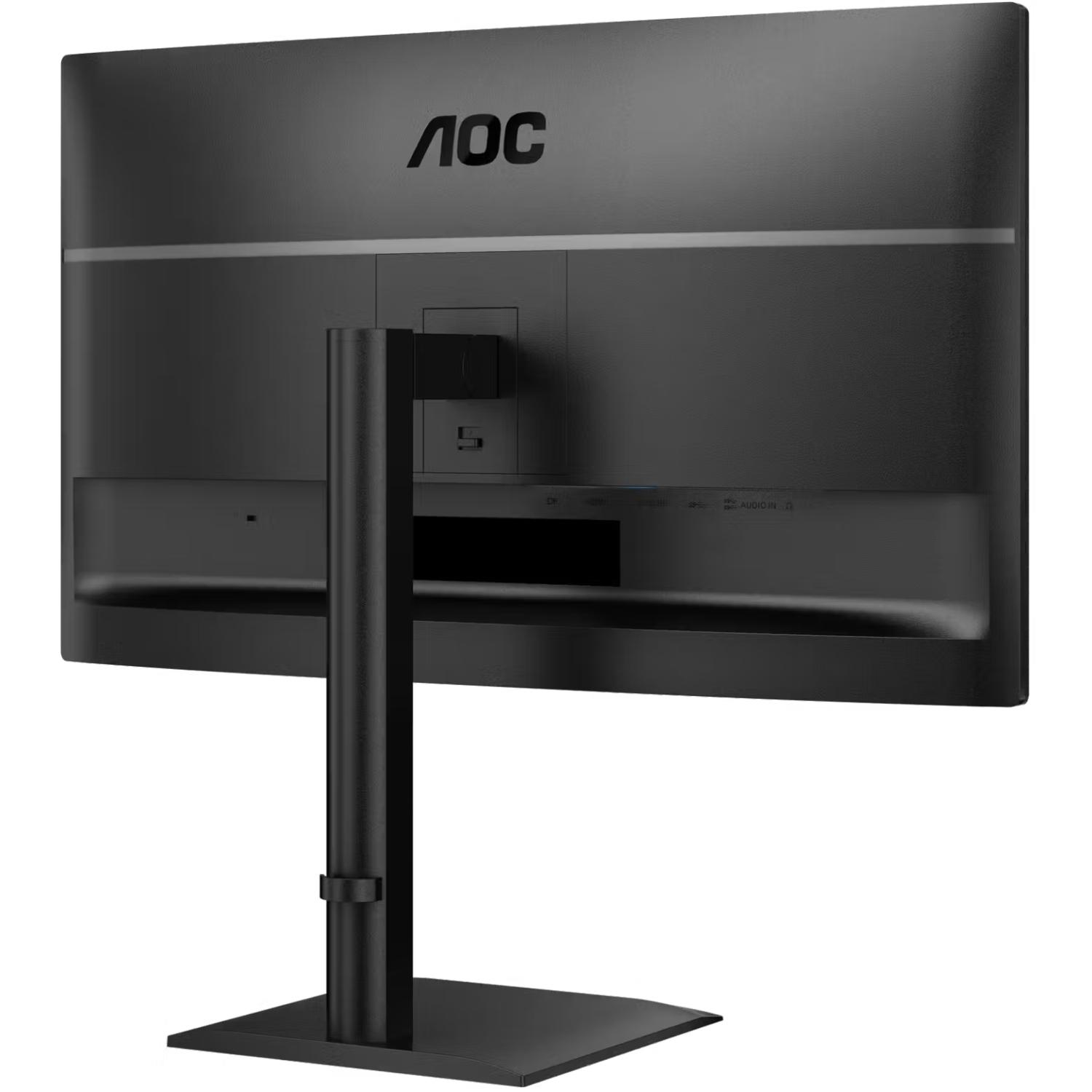 TFT 27 AOC 27E4U, IPS, 120Hz, VGA, HDMI, DP, USB-hub, HAS, Pivot, колонки (27E4U) Чорний на малюнкі №5