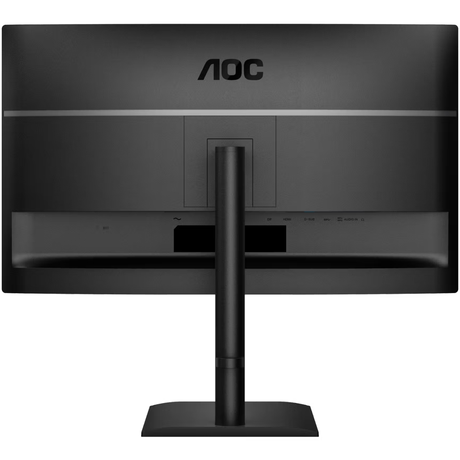 TFT 27 AOC 27E4U, IPS, 120Hz, VGA, HDMI, DP, USB-hub, HAS, Pivot, колонки (27E4U) Чорний на малюнкі №6