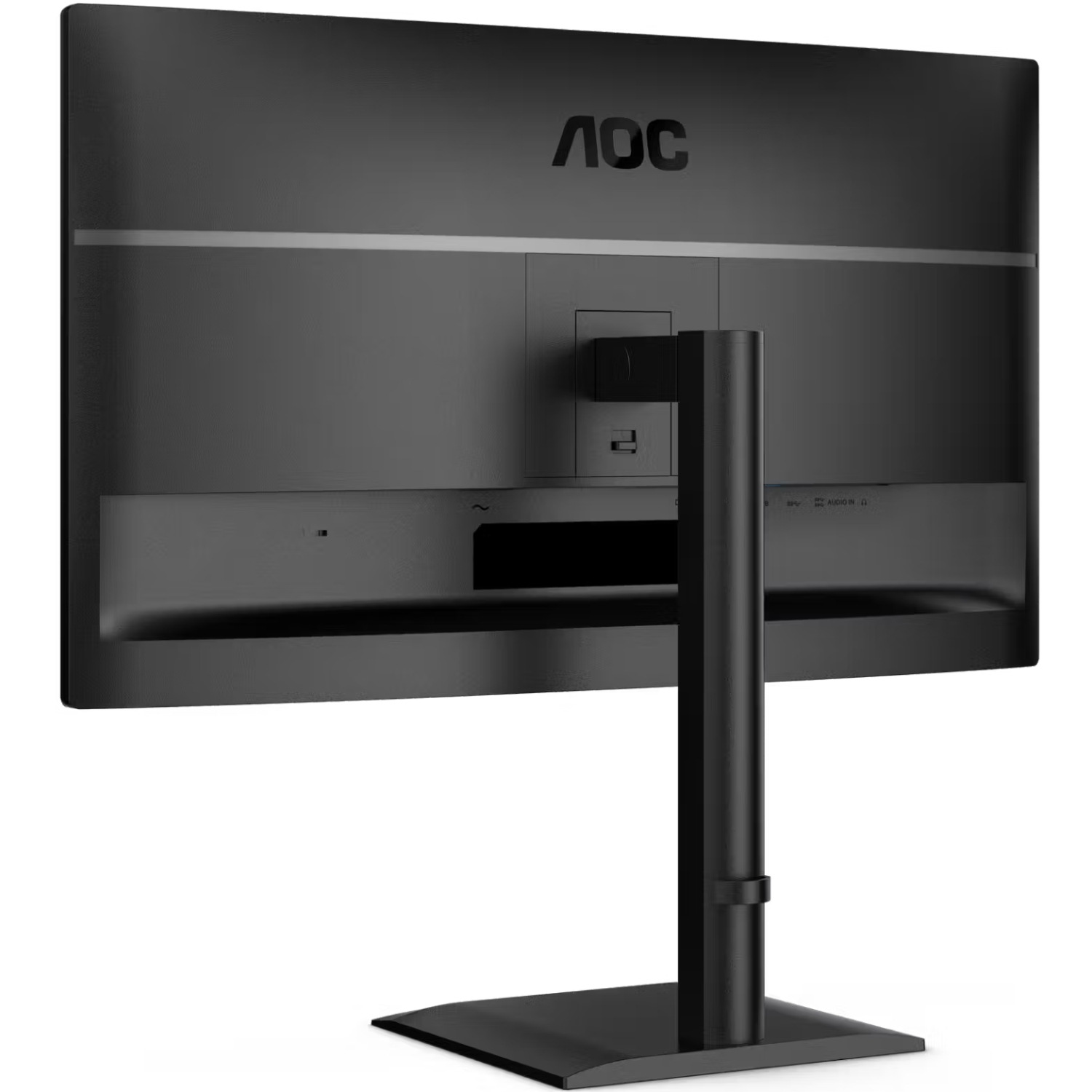 TFT 27 AOC 27E4U, IPS, 120Hz, VGA, HDMI, DP, USB-hub, HAS, Pivot, колонки (27E4U) Чорний на малюнкі №7