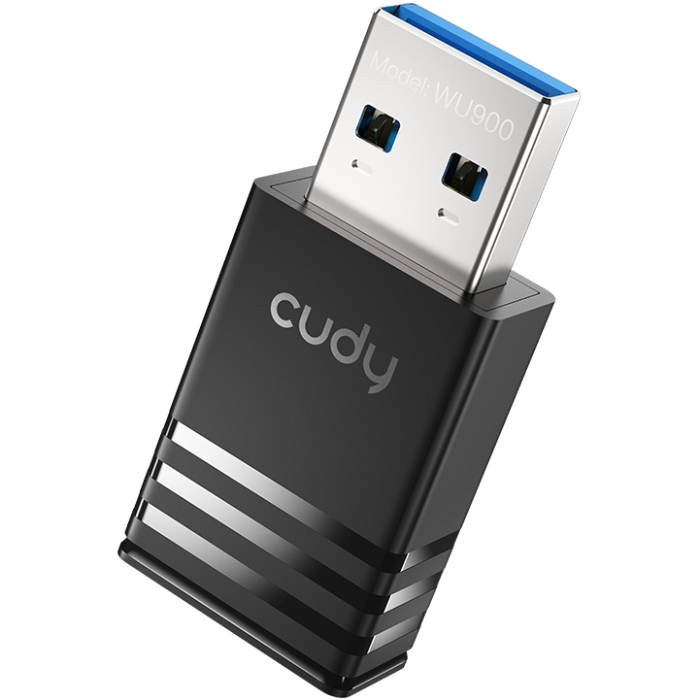 Адаптер WiFi Cudy WU900, AX900 Wi-Fi 6 USB Adapter (WU900) на малюнкі №2