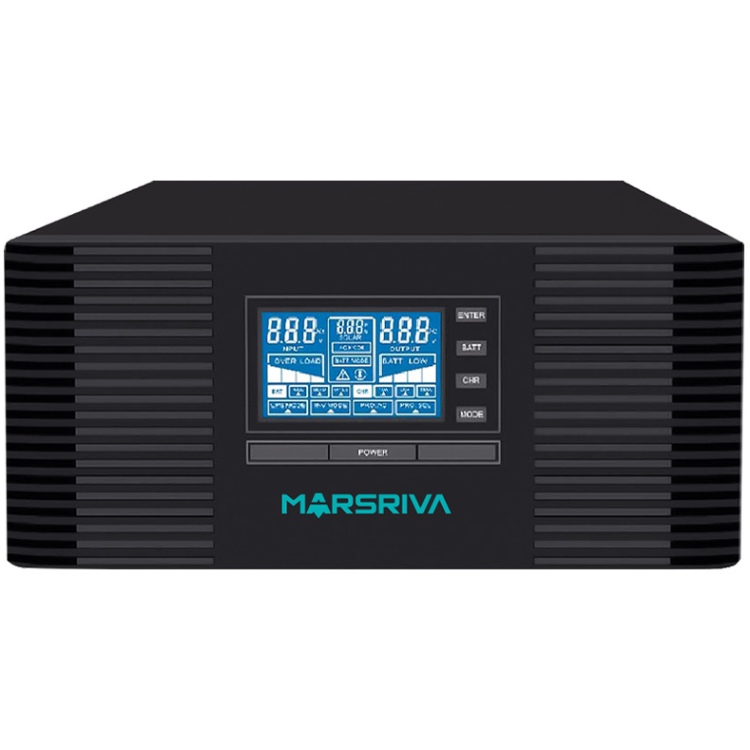 ДБЖ Marsriva MR-UT1200, 1200ВА/1000Вт, чиста синусоїда змінного струму, без АКБ, 12B (MR-UT1200) на малюнкі №3