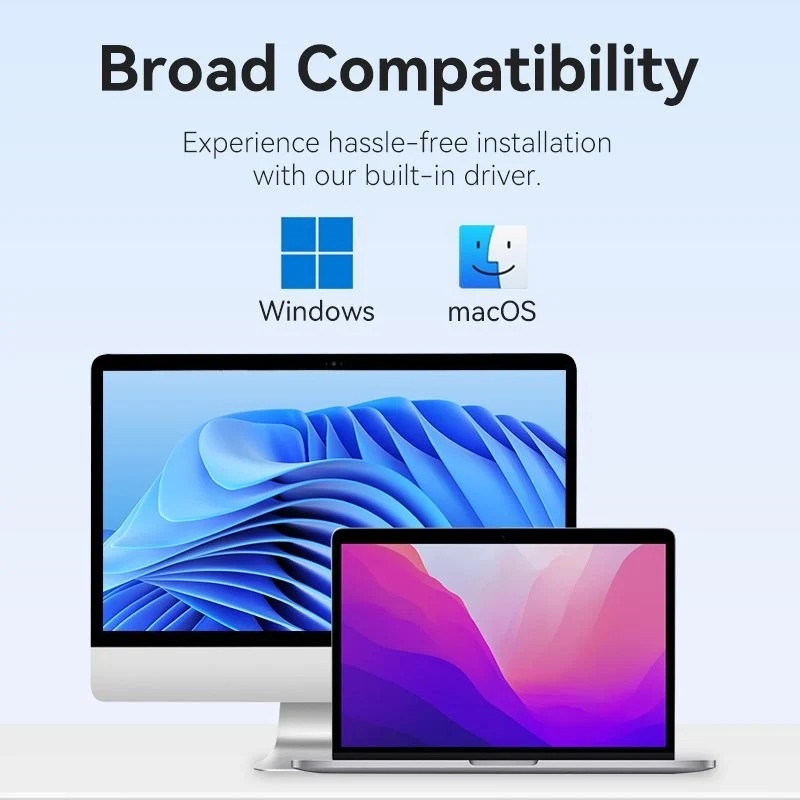 Перехідник HDMI F - USB-C/USB-A M 0.15м Aluminium Alloy, сірий Vention (ACYHB) на малюнкі №11