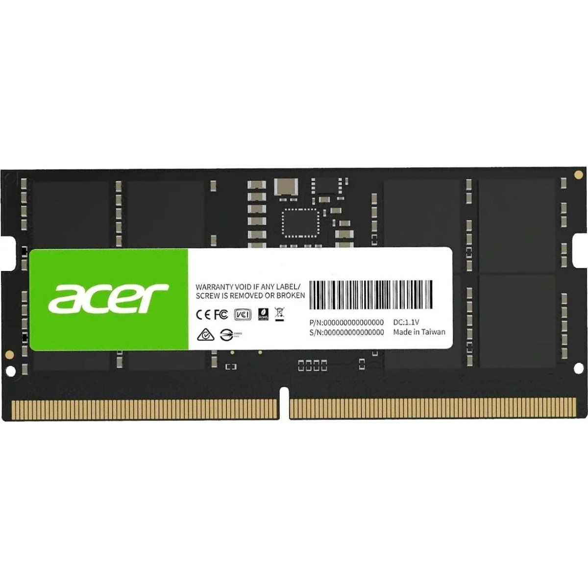 SoDIMM 8Gb DDR5 5600 MHz Acer SD200, Retail (BL.9BWWA.487) на малюнкі №1