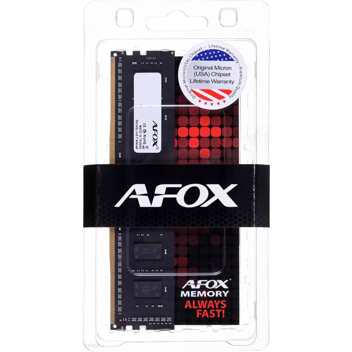 DDR4 8Gb 3200MHz AFox, Retail (AFLD48PH1P#) на малюнкі №2