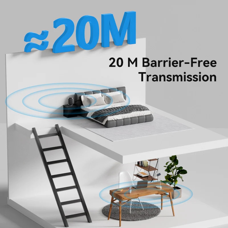 Bluetooth USB adapter v5.3 20м Vention (NAHB0) на малюнкі №6