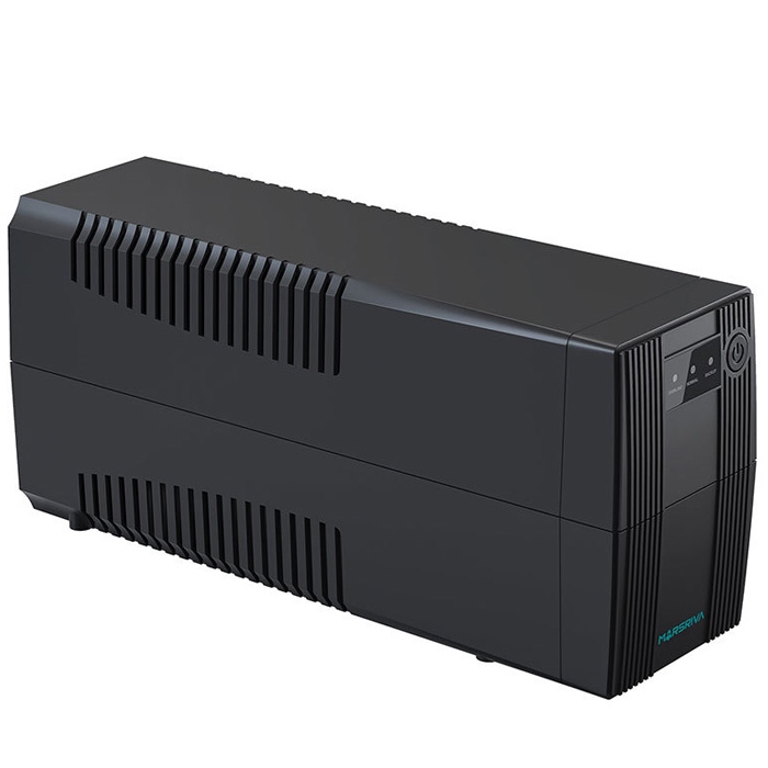 ДБЖ Marsriva MR-UF800, 800ВА/480Вт, Line-Interactive, LED version, 2хSchuko, 1*12V/9Ah (MR-UF800) на малюнкі №2