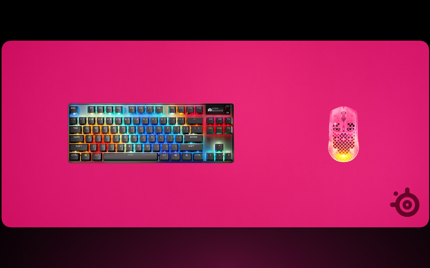 Ігрова поверхня SteelSeries QcK Heavy XXL 900х400х4мм Magenta (63478) пурпуровий на малюнкі №3