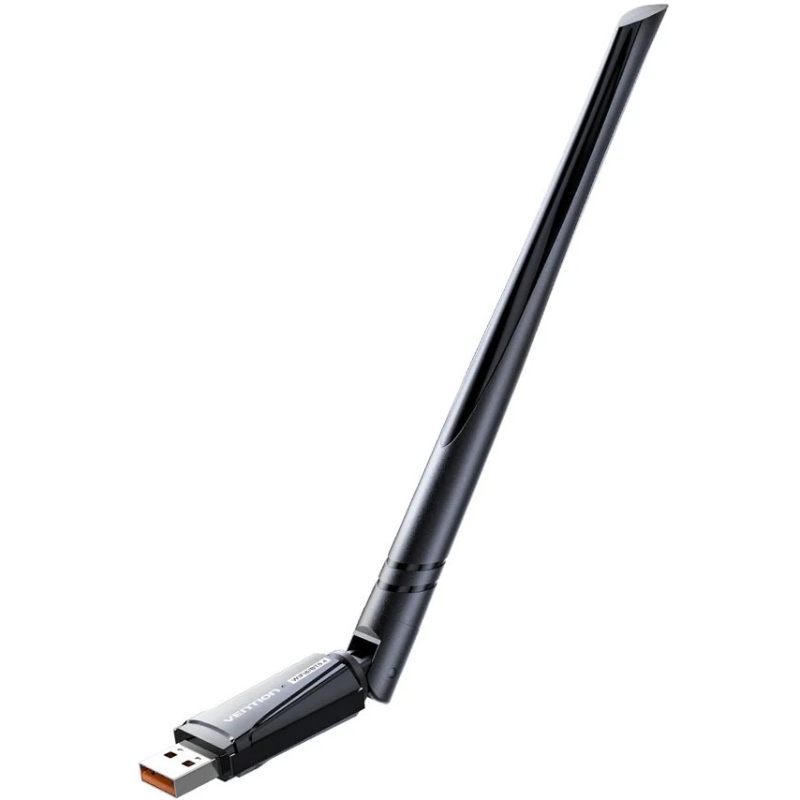 Адаптер WiFi/Bluetooth 5.4 Vention 2.4GHz/5GHz 286/601 Мбіт/с, USB (KDXB0) на малюнкі №1