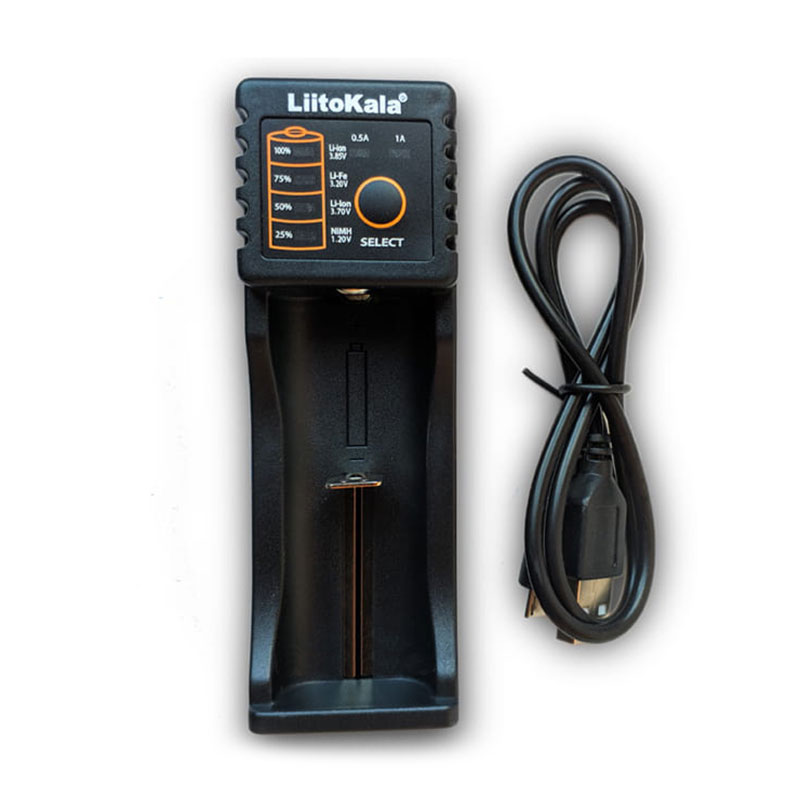Зарядний пристрій LiitoKala Lii-100B, 1x(Lion/NiMH/NiCd), 1A (Lii-100B) на малюнкі №5