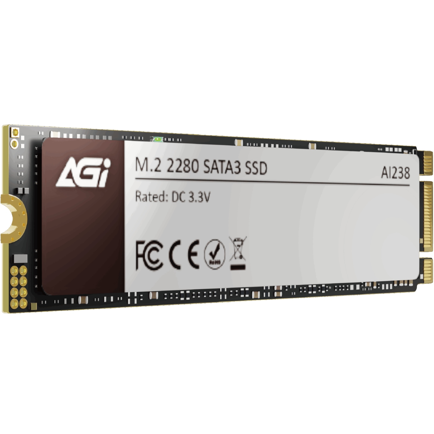 SSD 512Gb AGI AI238 M.2 2280 SATA 2.5 3D NAND QLC, Retail (AGI512G80AI238) на малюнкі №2