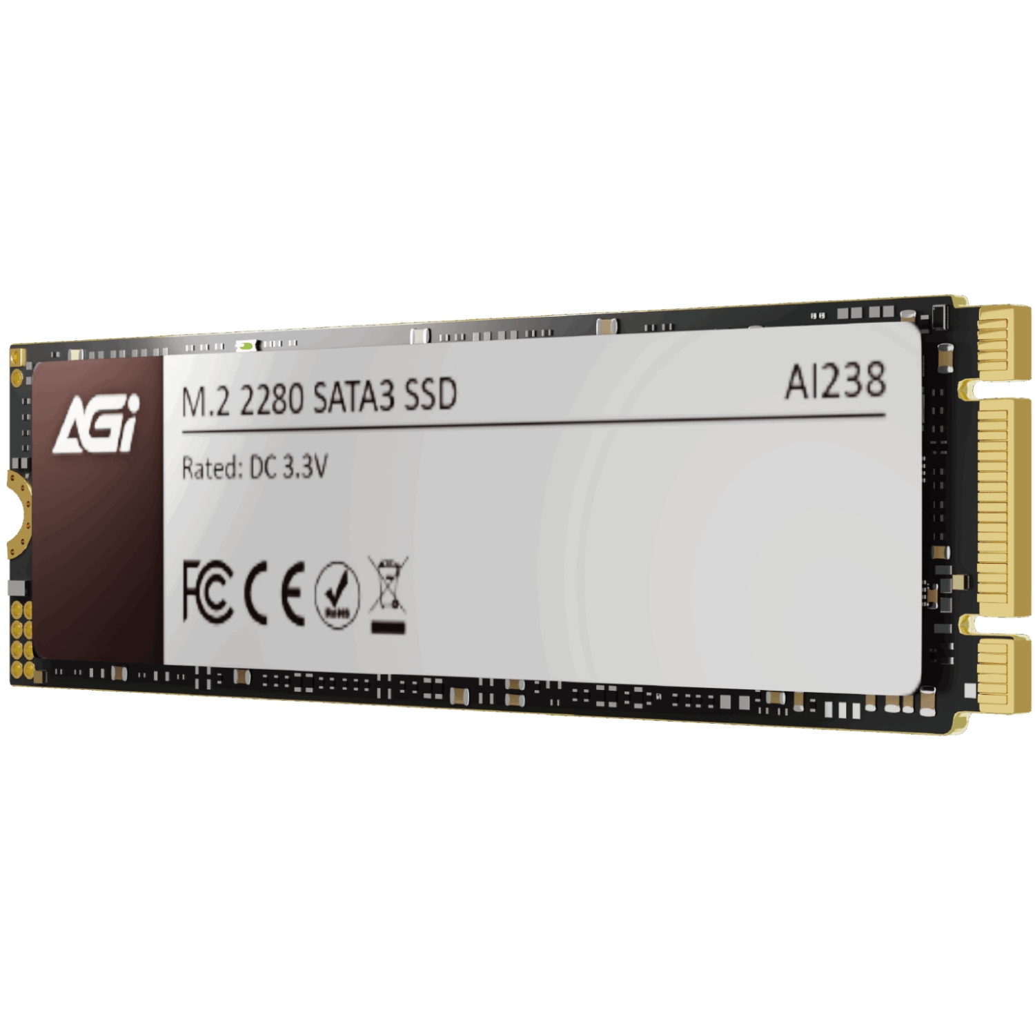 SSD 512Gb AGI AI238 M.2 2280 SATA 2.5 3D NAND QLC, Retail (AGI512G80AI238) на малюнкі №3