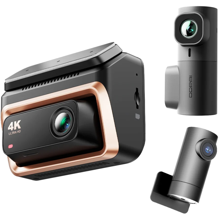Відеореєстратор DDPAI Dashcam Z60 Pro + камера заднього виду + камера салону (6934915208395) на малюнкі №1