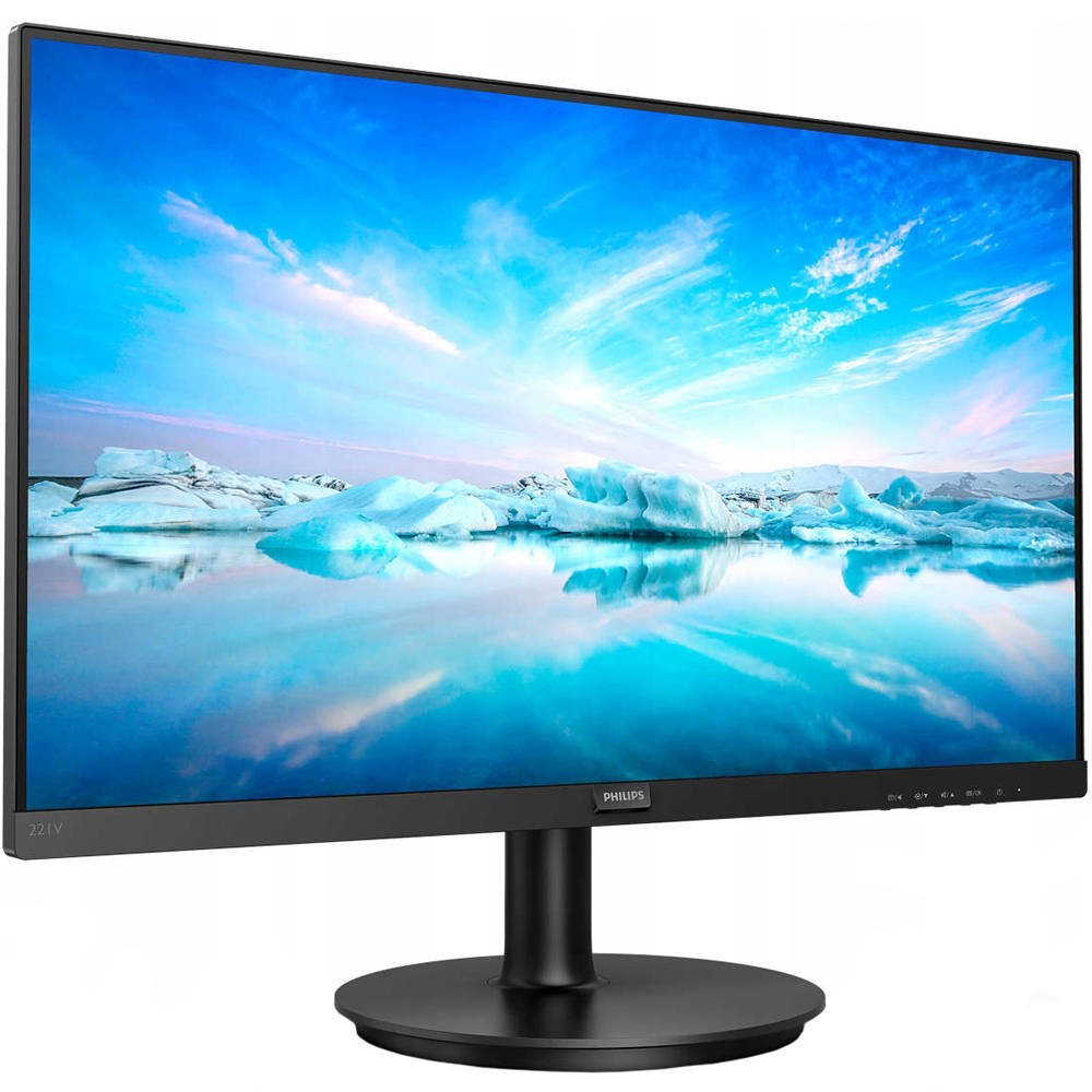 TFT 21.5 Philips 221V8, VA, VGA, HDMI (221V8/00) Чорний на малюнкі №2