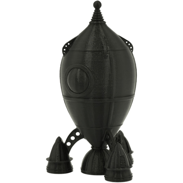 Пластик (Filament) WINKLE PLA HIGH SPEED 1кг, 1.75мм (PHS01000175NEGAZAWNK) Чорний на малюнкі №3