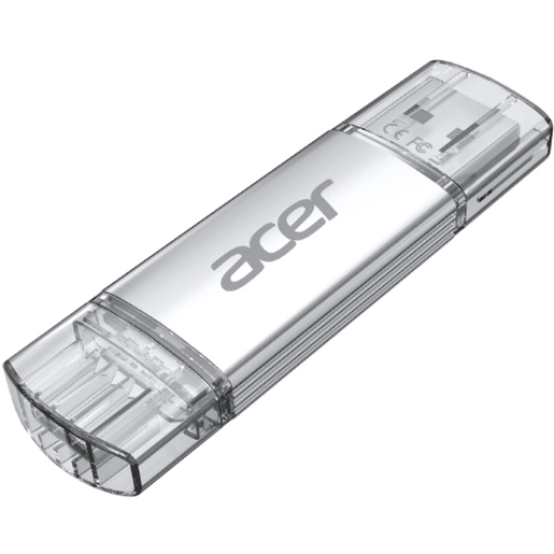 USB Flash Acer UT300 512GB Dual Drive USB-C&USB-A USB 3.2 Gen1, Retail (BL.9BWWA.592) Сірий на малюнкі №2