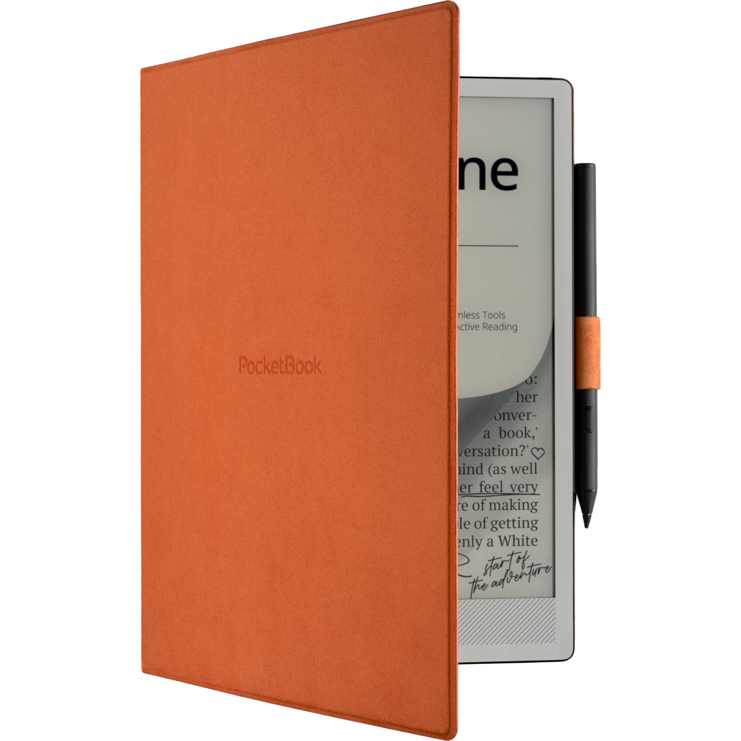 Обкладинка PocketBook 10.3, InkPAd One(PB1030), Magnetic folio cover, оранжевий (MF-1030-DOG-WW) помаранчевий на малюнкі №8
