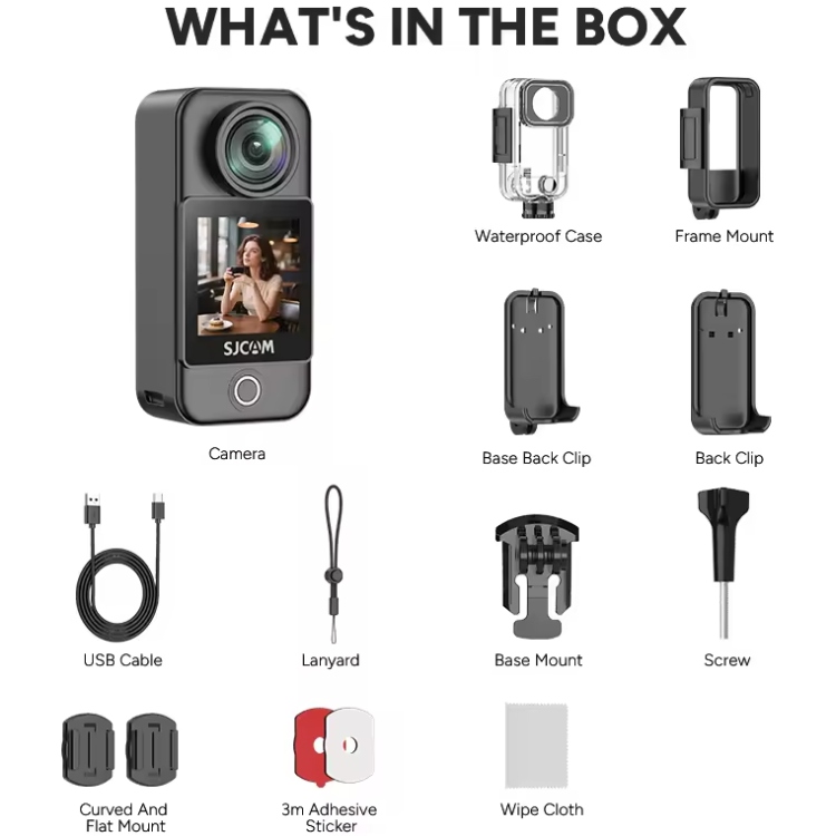 Екшн-камера SJCAM C400 Pocket (6972476162374) на малюнкі №3