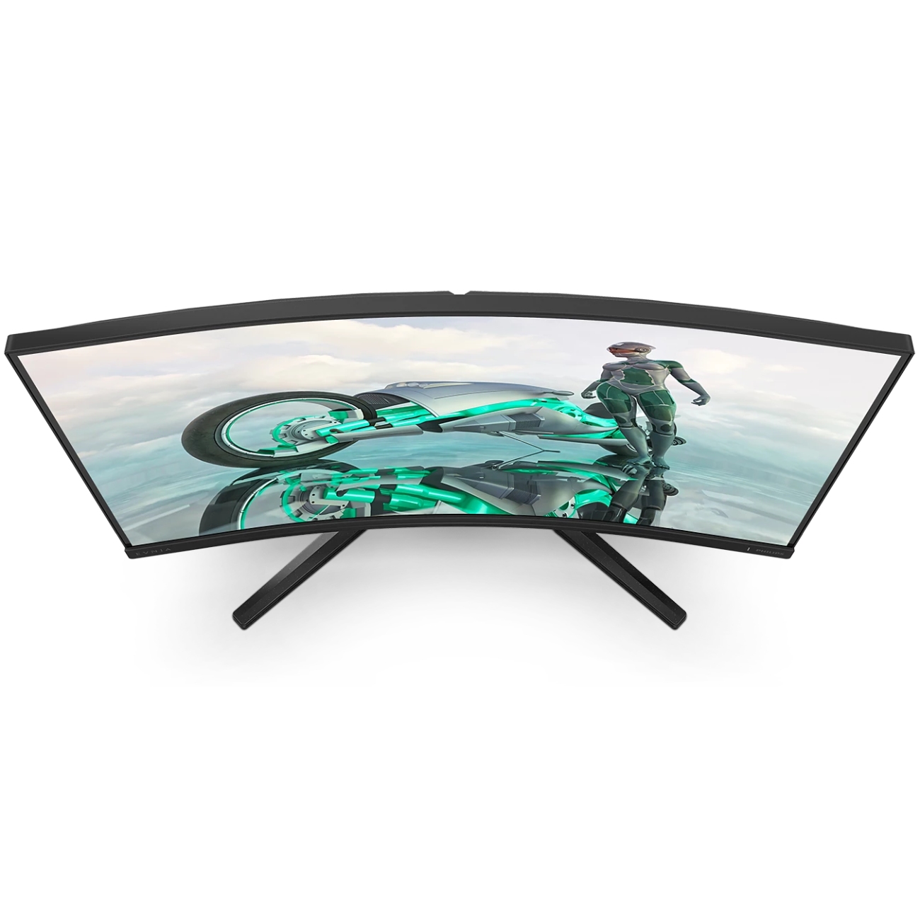 TFT 31.5 Philips 32M2C3500L, QHD, Fast VA, 180hz, вигнутий, 180hz, 2хHDMI, DP (32M2C3500L/00) Темно-Сірий на малюнкі №7