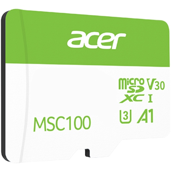 Memory card SD Micro 64GB Acer MSC100 SDXC C10/U3/V30/A1, Retail (BL.9BWWA.336) на малюнкі №2