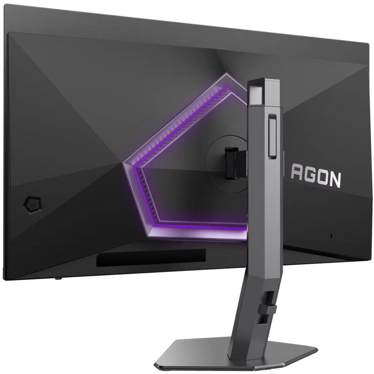 TFT 27 AOC AGON PRO AG276QKD2, QD-OLED, 500Hz, 0,03ms, 2xHDMI, DP, USB-hub, HAS, Pivot, чоро-сірий (AG276QKD2) чорний з сірим на малюнкі №7