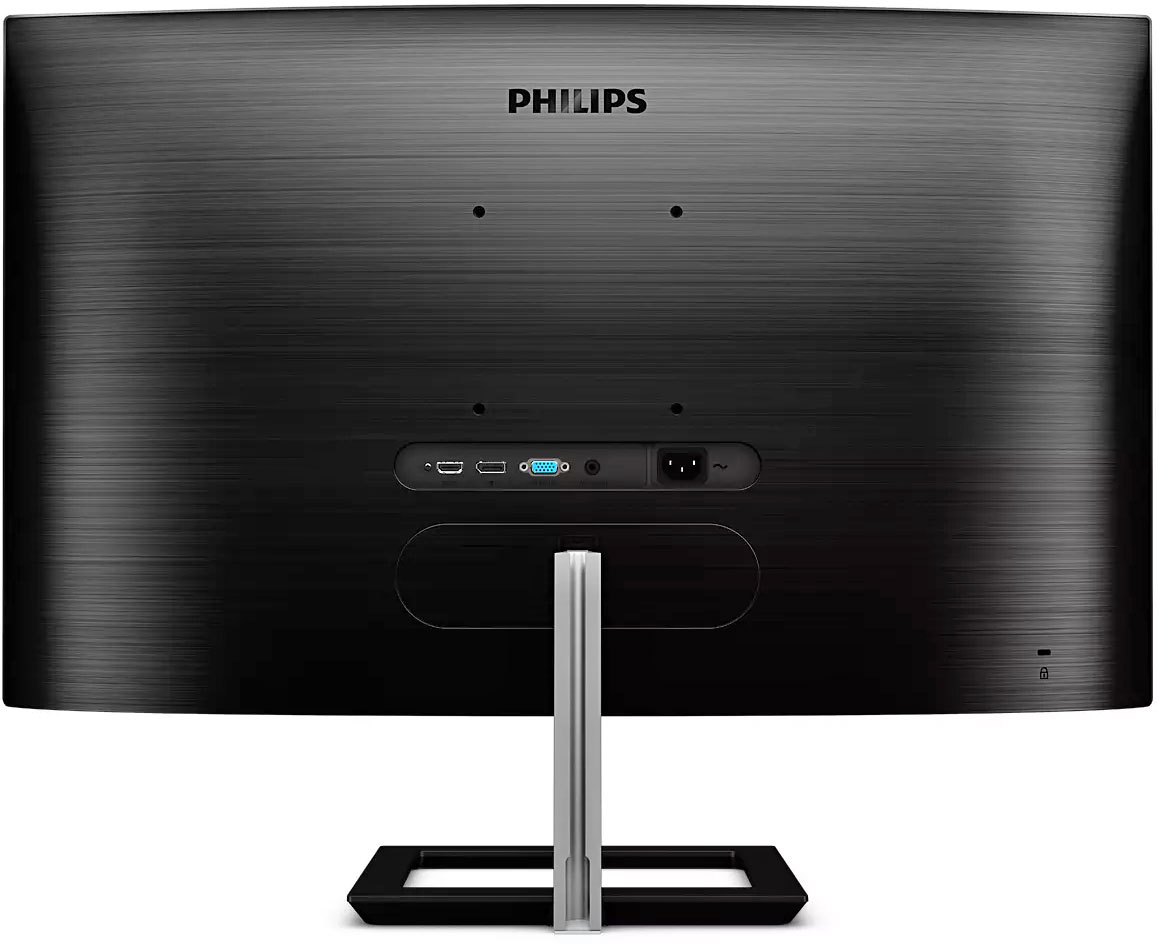 TFT 31.5 Philips 325E1C, VA, QHD, вигнутий, VGA, HDMI, DP (325E1C/00) чорний з сріблястим на малюнкі №5