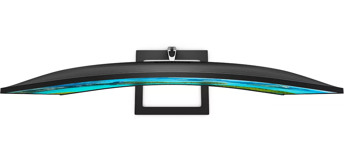 TFT 31.5 Philips 325E1C, VA, QHD, вигнутий, VGA, HDMI, DP (325E1C/00) чорний з сріблястим на малюнкі №6