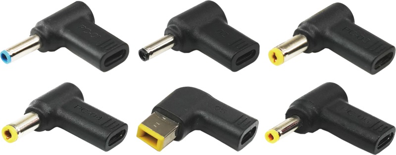 Набір адаптерів для зарядного пристрою Xilence XMZ Tips Set, 6 шт PD Type-C input (XM022) на малюнкі №1