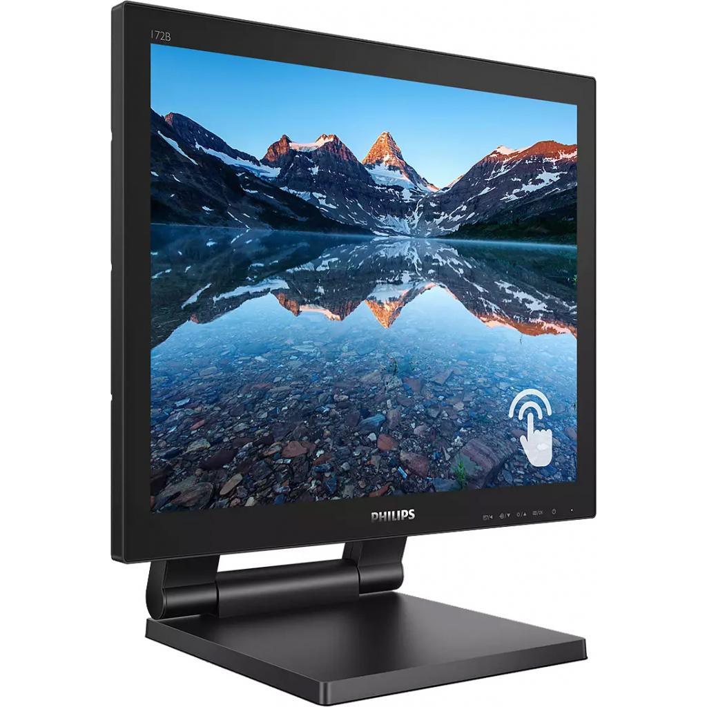 TFT 17 Philips 172B9TL, сенсорний (10 д.), 5:4, 1280 x 1024, VGA, DVI-D, HDMI, DP, USB-Hub, HAS (172B9TL/00) Чорний на малюнкі №2
