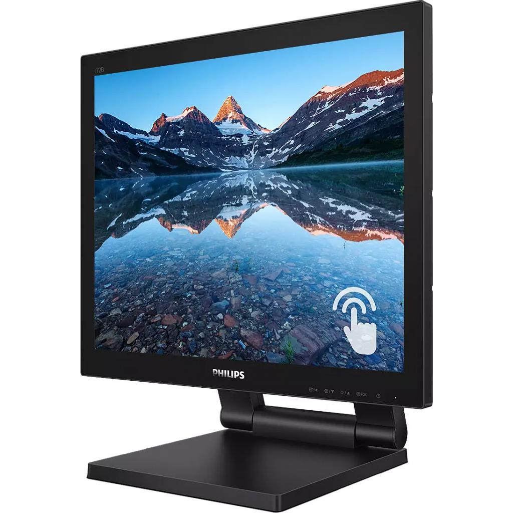 TFT 17 Philips 172B9TL, сенсорний (10 д.), 5:4, 1280 x 1024, VGA, DVI-D, HDMI, DP, USB-Hub, HAS (172B9TL/00) Чорний на малюнкі №3