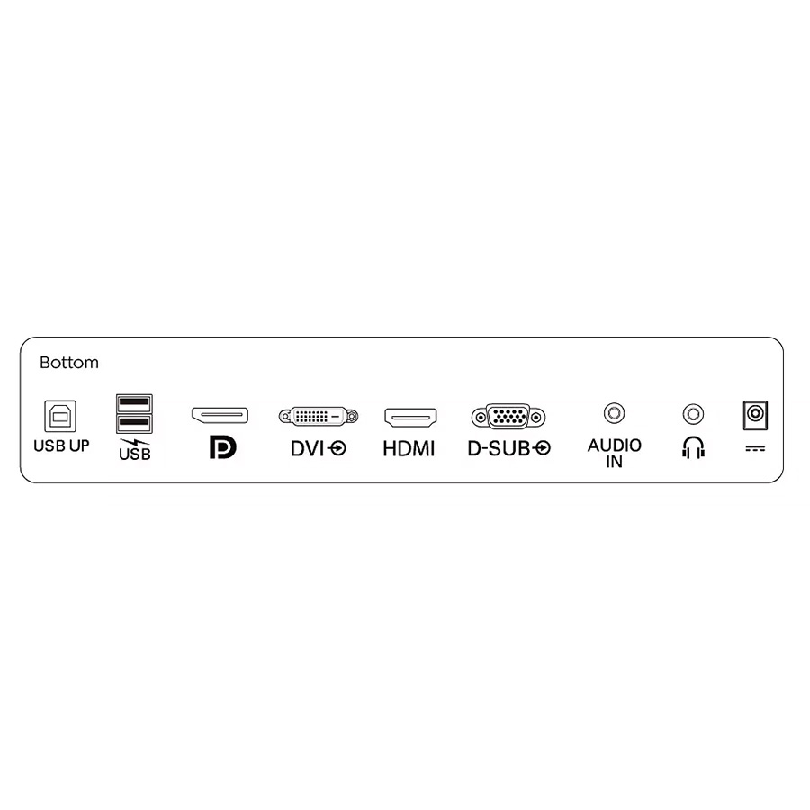 TFT 17 Philips 172B9TL, сенсорний (10 д.), 5:4, 1280 x 1024, VGA, DVI-D, HDMI, DP, USB-Hub, HAS (172B9TL/00) Чорний на малюнкі №6