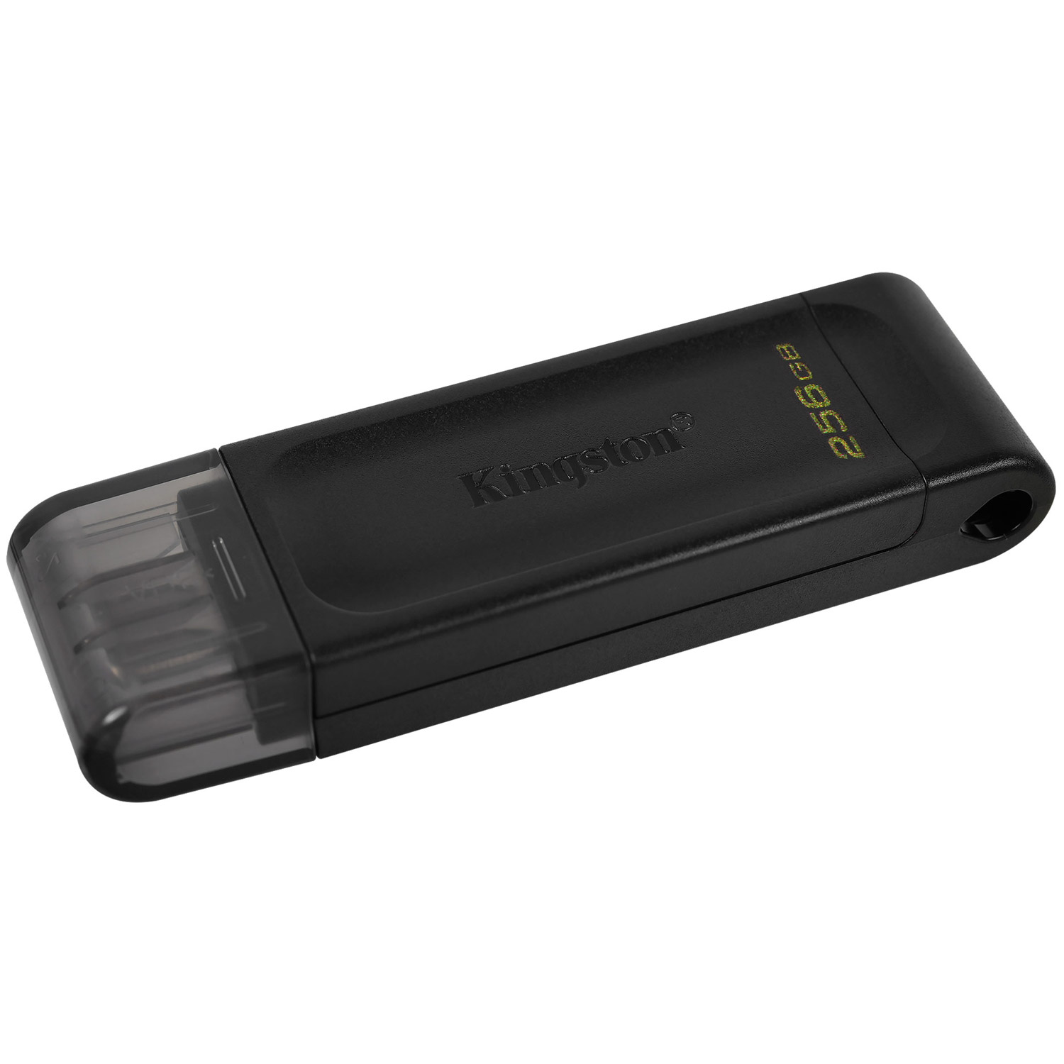 USB Flash Kingston 256GB USB Type-C DataTraveler 70, Retail (DT70/256GB#) Чорний на малюнкі №2