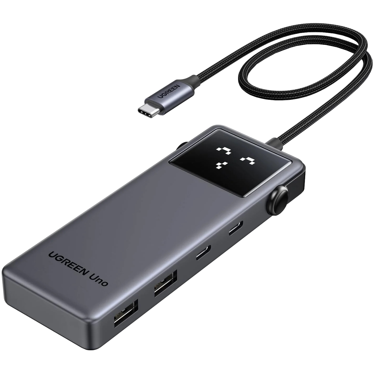 Док-станція USB3.2 Type-C -- HDMI 4K60Hz/2xUSB-А 3.2/2xUSB-C 3.2/PD 100W 6-in-1 CM888 Ugreen (35998) на малюнкі №1