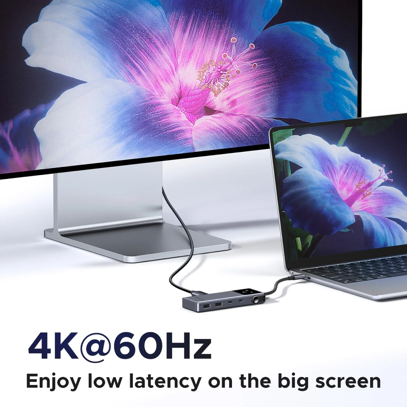 Док-станція USB3.2 Type-C -- HDMI 4K60Hz/2xUSB-А 3.2/2xUSB-C 3.2/PD 100W 6-in-1 CM888 Ugreen (35998) на малюнкі №5