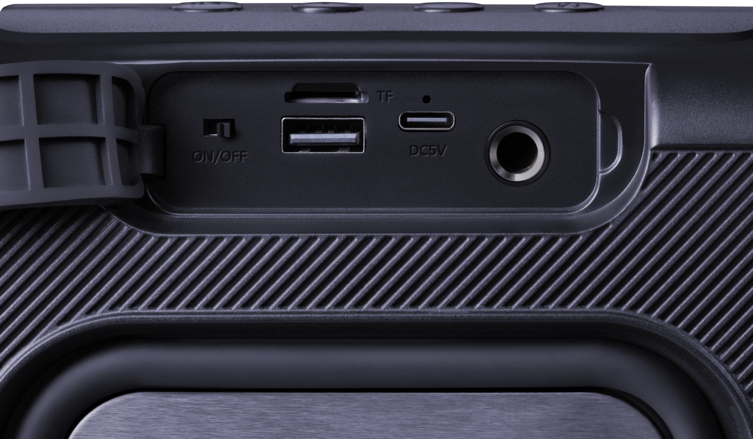 Акустична система 1.0 Defender Beatbox 12, 12Вт, Bluetooth/RGB/FM/USB/TF/MIC/ чорна (65812) Чорний на малюнкі №6