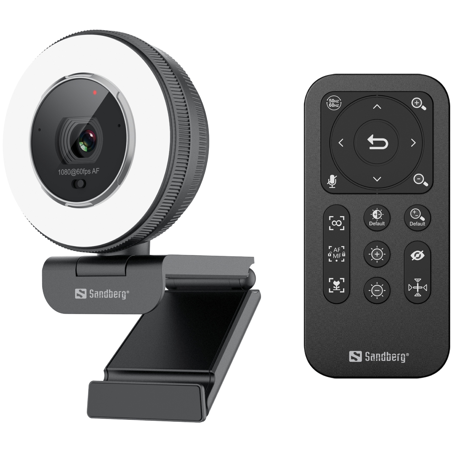 Веб-камера Sandberg Streamer USB Webcam Pro Elite Full HD, Remote control, USB-A/USB-C connection (134-39) на малюнкі №5