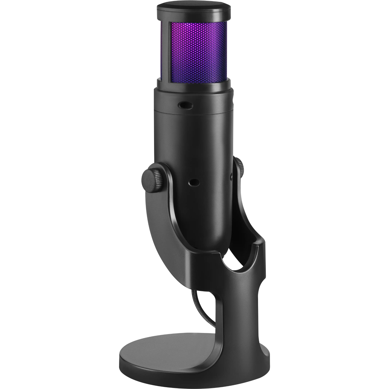 Ігровий стрім мікрофон Defender Galactar GMC 250 USB, LED, 1.5 м (64625) Чорний на малюнкі №5