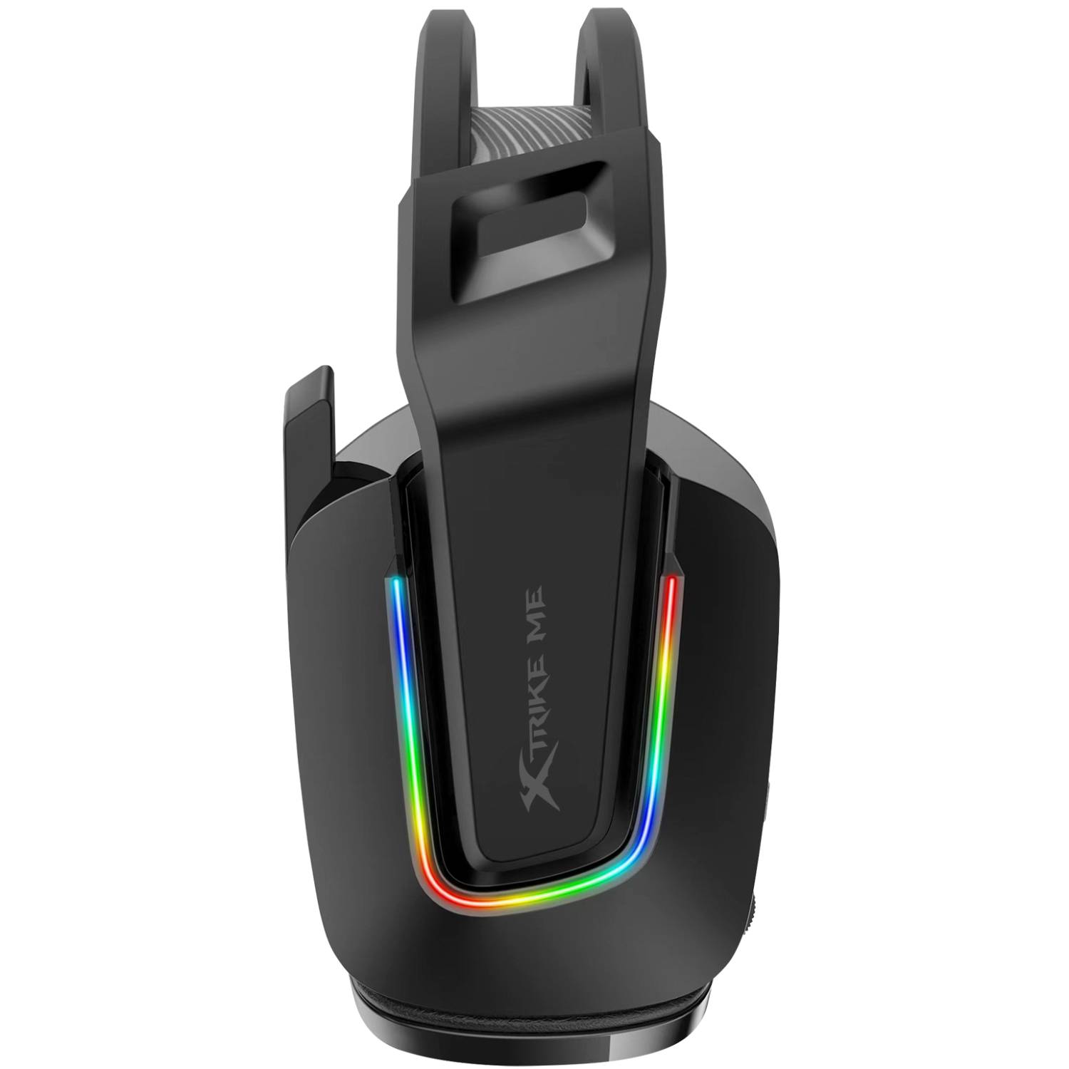 Ігрова гарнітура XTRIKE ME GH-712, USB+3.5мм, RGB, кабель 2м, чорна (GH-712) Чорний на малюнкі №2