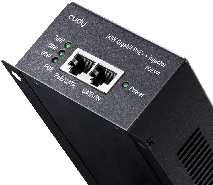 Адаптер PoE Cudy Iнжектор POE350, 90W Gigabit PoE+/PoE Injector (POE350) на малюнкі №4
