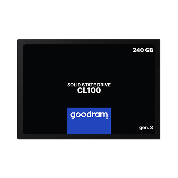 SSD 240Gb GoodRAM CL100 SATA III 2.5 TLC, Retail (SSDPR-CL100-240-G3) на малюнкі №1