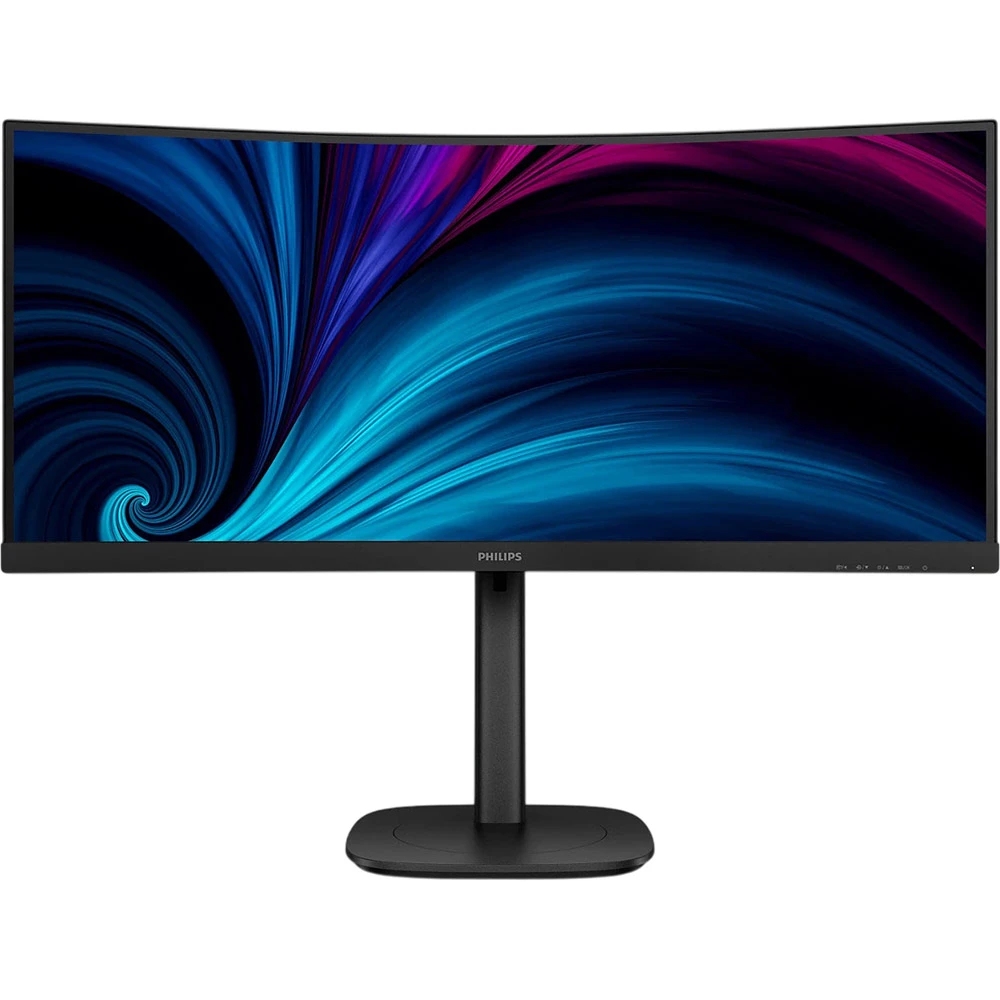 TFT 34 Philips 34B2U5600C, WQHD, VA, 120Гц, вигн, 2xHDMI, DP, USB-C, RJ-45, USB-hub, HAS, сіро-ср. (34B2U5600C/00) сріблястий з сірим на малюнкі №1