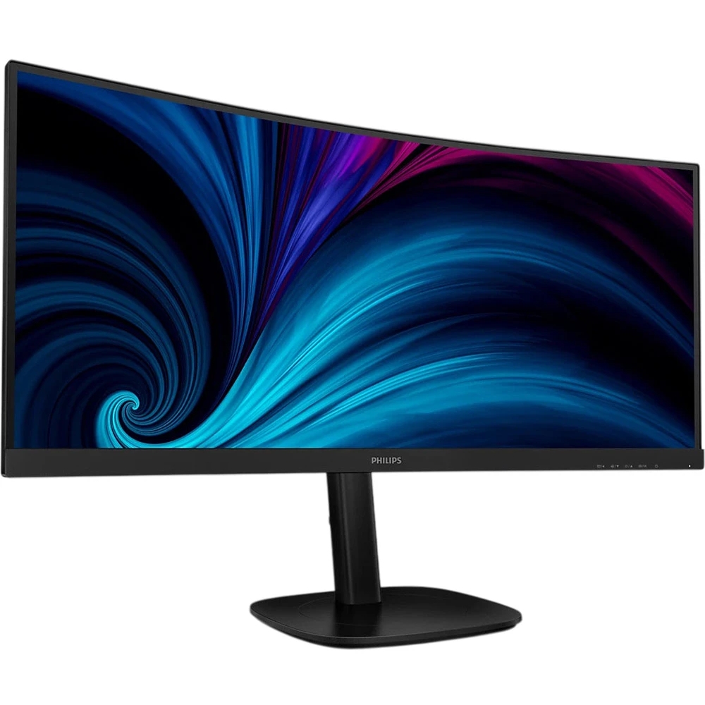 TFT 34 Philips 34B2U5600C, WQHD, VA, 120Гц, вигн, 2xHDMI, DP, USB-C, RJ-45, USB-hub, HAS, сіро-ср. (34B2U5600C/00) сріблястий з сірим на малюнкі №2