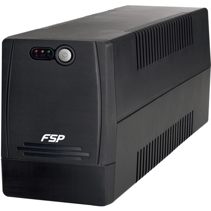 ДБЖ FSP FP2000, 2000ВА/1200Вт, Line-Int, USB/45, Schuko*4, AVR, Black (PPF12A0812) на малюнкі №1