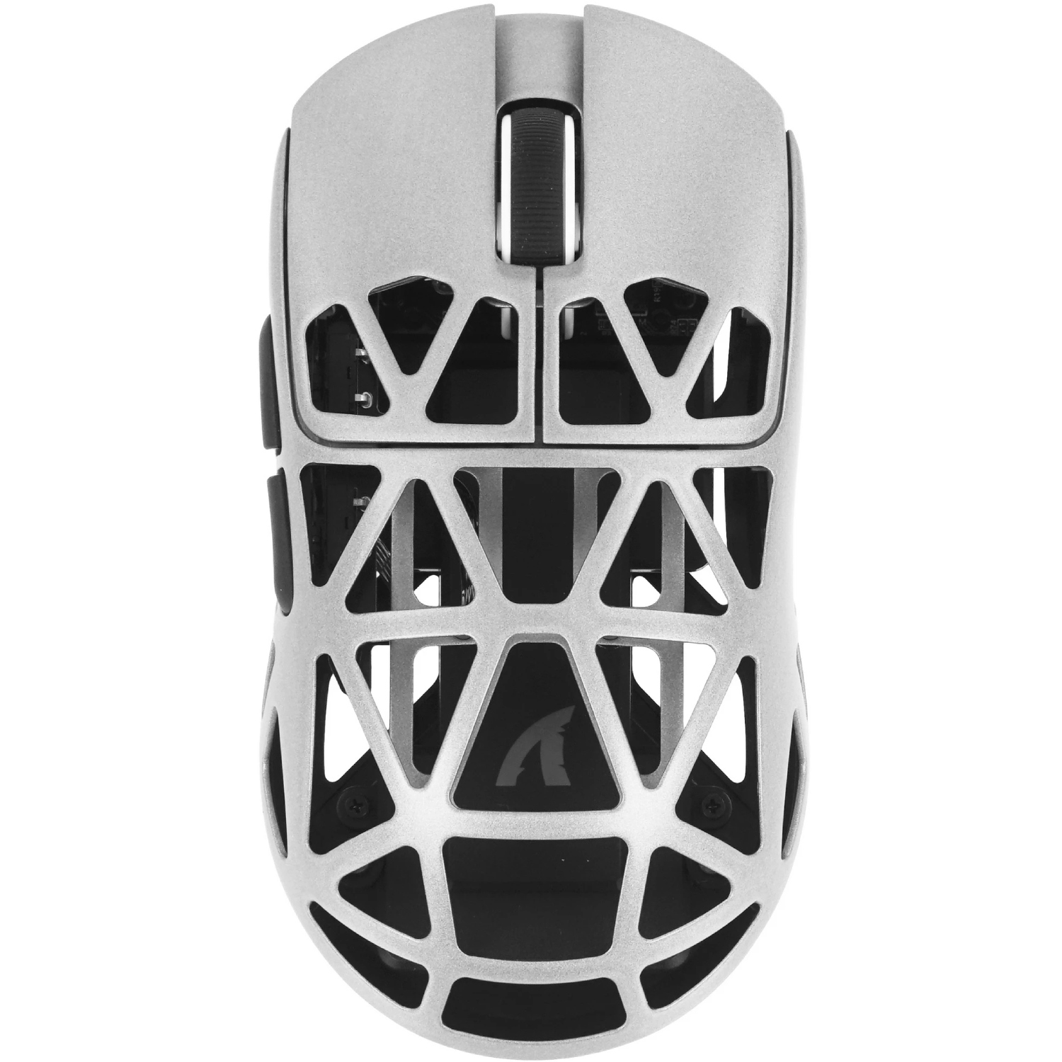 Мишка Attack Shark R2, Wireless/Bluetooth, 42000dpi. (PAW3950), 6кн, Silver gray (R2SGR_AS) Сірий на малюнкі №1