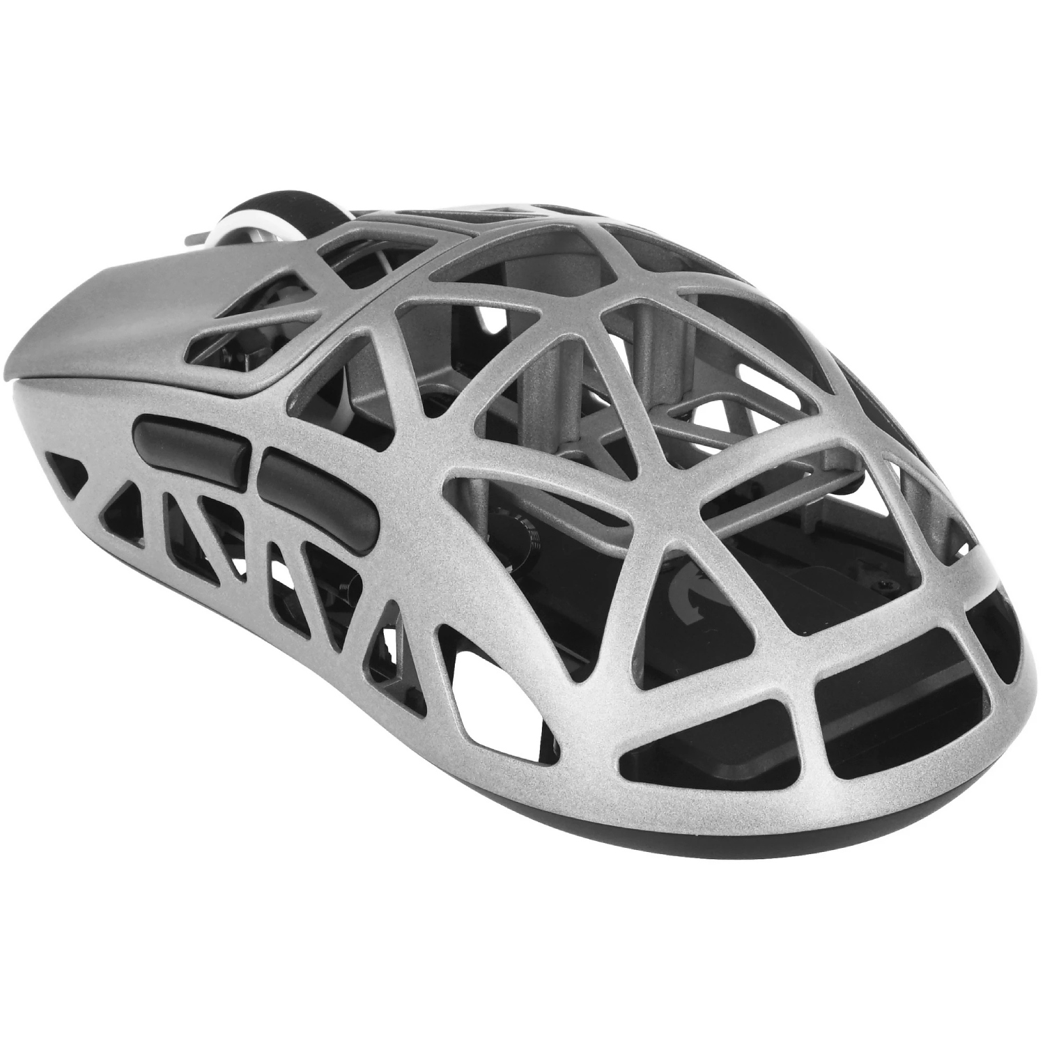 Мишка Attack Shark R2, Wireless/Bluetooth, 42000dpi. (PAW3950), 6кн, Silver gray (R2SGR_AS) Сірий на малюнкі №2