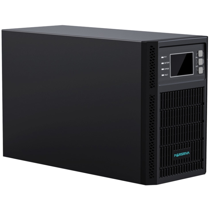 ДБЖ Marsriva MR-US1K, 1кВА/1кВт, Smart Online UPS, 1kVA, Shuko, 2*12V/9Ah (MR-US1K) на малюнкі №2