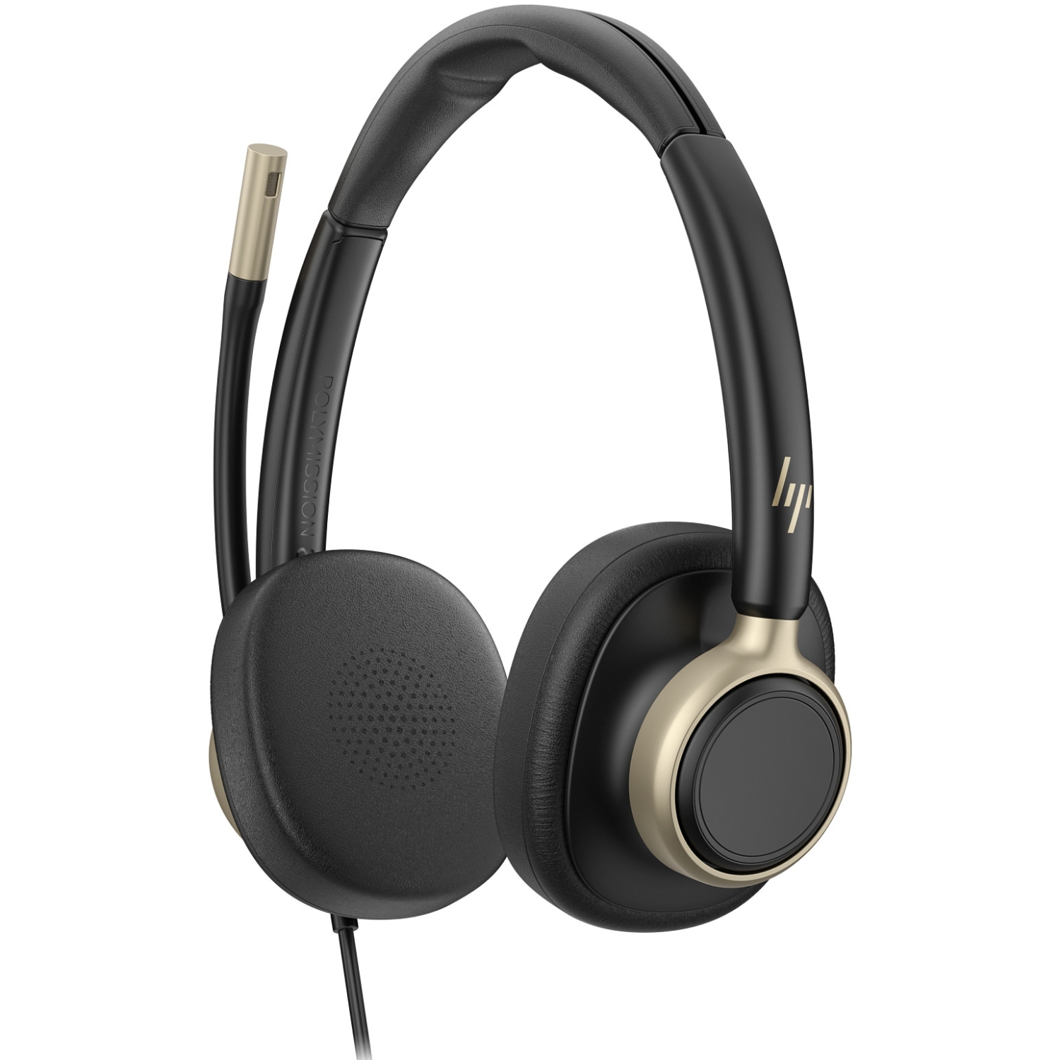 Гарнітура HP Poly Mission 825 Stereo USB-C/A (C01FCAA) Чорний на малюнкі №1
