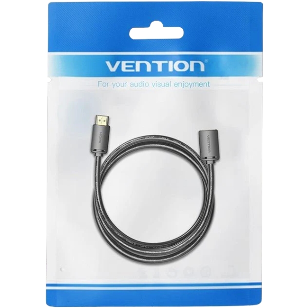 Кабель продовжувач HDMI M - F V2.0, 0.5м 4K 60Гц PVC, Vention (AHCBD) на малюнкі №3
