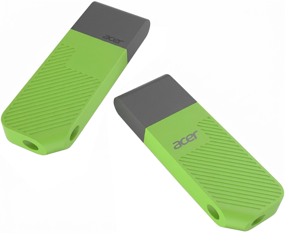 USB Flash Acer UP200 64GB USB 2.0 Green, Retail (BL.9BWWA.544) Зелений на малюнкі №3