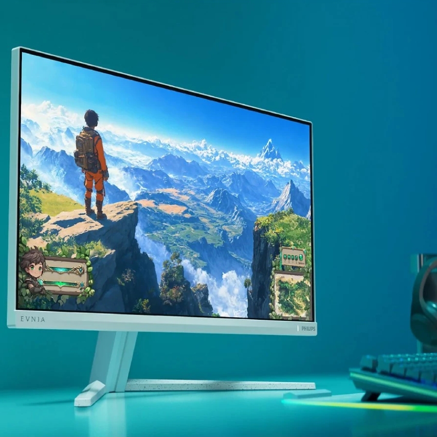TFT 27 Philips 27M2N3201PL, Fast IPS, 260Hz, HDMI, DP (27M2N3201PL/00) Білий на малюнкі №7