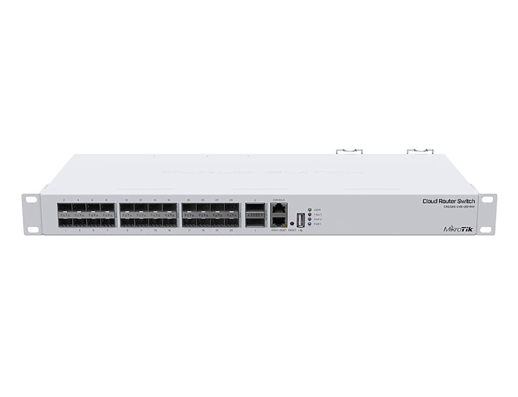 Комутатор Mikrotik CRS326-24S+2Q+RM, 24xSFP+, 2xQSFP+, USB, 1хRJ45 (CRS326-24S+2Q+RM) на малюнкі №2